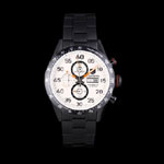 Tag Heuer Carrera Ion Plated Stainless Steel Bracelet White Dial TG6685