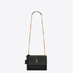 YSL Sunset Medium In Suede And Smooth Leather 442906 0DJ2W 1000