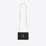 YSL Kate Small In Grain De Poudre Embossed Leather 469390 BOW0J 1000