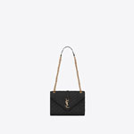 YSL Envelope Medium Bag In Grain De Poudre 487206 BOW91 1000