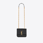 YSL Vicky Medium In Grain De Poudre Leather 532612 1GF0J 1000