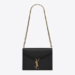 YSL Cassandra Monogram Clasp Bag In Smooth Leather 532750 0SX0W 1000