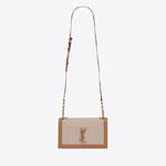 YSL Book Bag In Canvas And Smooth Leather 532756 HZD7W 9369