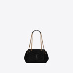 YSL Small Nolita Chain Bag In Suede 554284 C4B17 1000