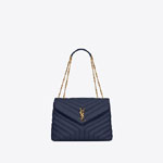 YSL Loulou Medium Chain Bag In Y -Quilted Leather 574946 DV727 4147