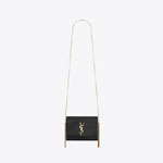 YSL KATE Box Bag In Rippled Patent Leather 593122 1KN0J 1000