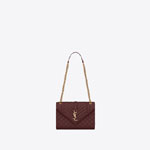 YSL Envelope Medium Chain Bag Grain De Poudre 600185 BOW91 6475
