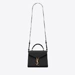YSL Cassandra Mini Top Handle Bag Embossed Leather 623930 BOW0W 1000