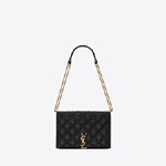 YSL Becky Mini Chain Bag In Carre Quilted Lambskin 629246 1D319 1000
