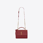 YSL Medium Sunset Satchel In Smooth Leather 634723 D420W 6008