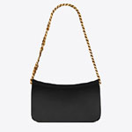 YSL Elise Shoulder Bag In Shiny Lambskin 640290 15H0W 1000