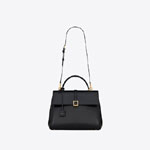 YSL Le Fermoir Top Handle Bag In Shiny Leather 674988 2ZA0W 1000